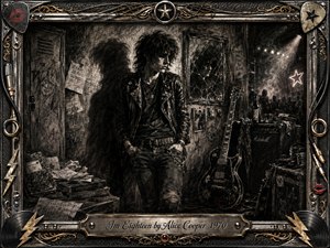 A brooding young rocker stands in a cluttered rehearsal room, caught between school life and the stage. Deep charcoal textures, cracked mirrors, scattered papers, guitars, amplifiers, and smoky lights create a tense, rebellious mood. Metallic rock-themed framing, gold accents, and dramatic shadows reinforce the gritty atmosphere of uncertain adulthood.